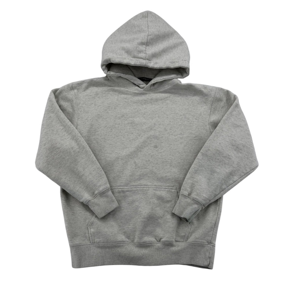 Brandy Melville Hoodie Women One Size Gray Fair Oversized Sweatshirt
